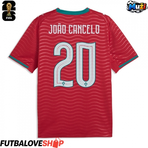 Dres Portugalsko Joao Cancelo #20 Domáci MS 2026 Krátky Rukáv